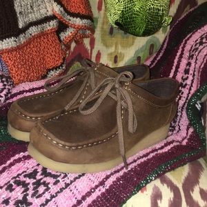 NEW: Clarks clog shoe, dark brown. Worn once.